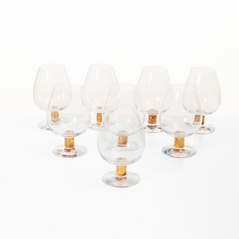 Gunnar Cyrén, Glass service, “Nobel”, 8 pieces, Orrefors.