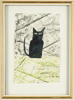 Madeleine Pyk, svart katt.