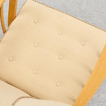 A pair of 1940s Swedish Modern armchairs.