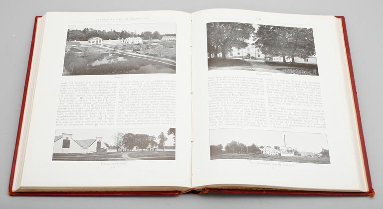 BÖCKER, Svenska Slott och Herrsäten vid 1900-talets början, 5 vol.