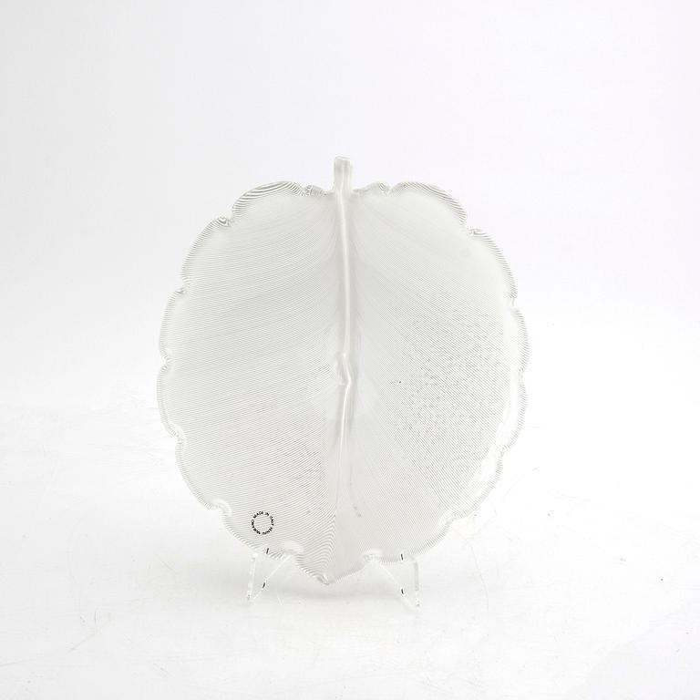 Tyra Lundgren, skålfat, 1990, Venini, Italien.