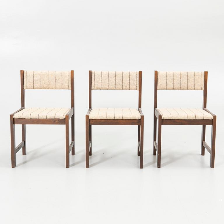 Poul H. Poulsen, dining set, 7 pieces, 1970s, Denmark.