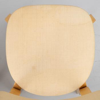 Alvar Aalto, four model 63 chairs, Artek, late 20th century.