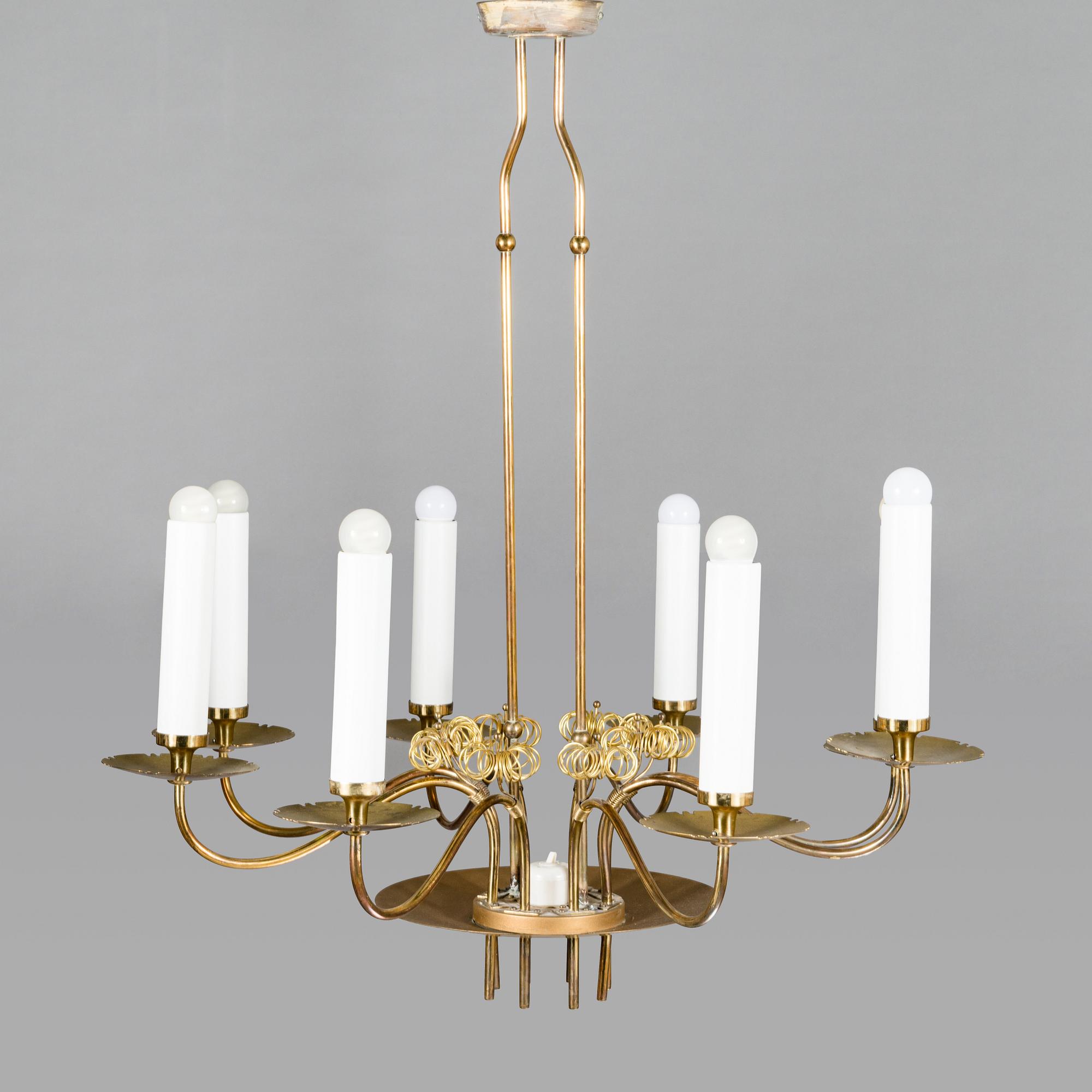 Paavo Tynell, chandelier, for Taito.