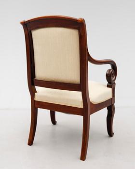 KARMSTOL, senempire, 1800-talets mitt.