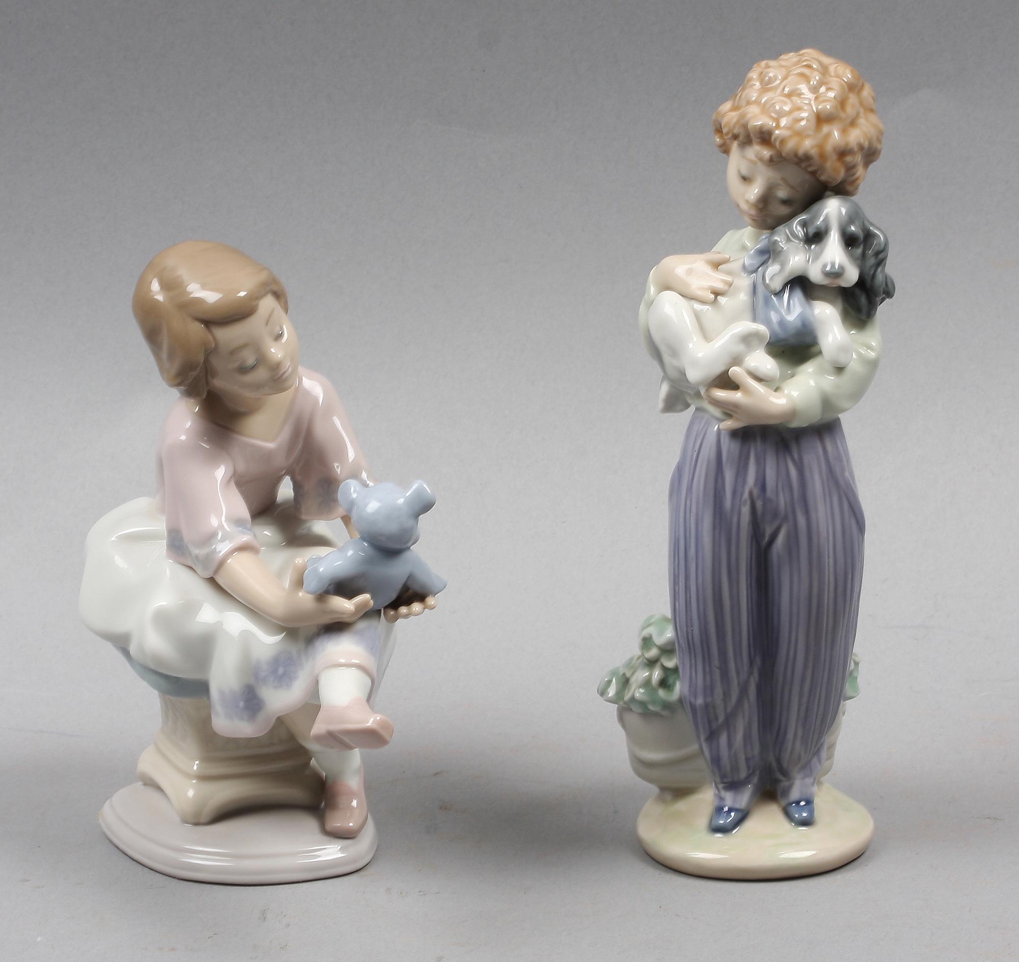 FIGURINER, 2 st, porslin, Lladro.