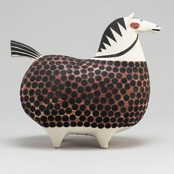 A 'Springare' stoneware figurine by Stig Lindberg, Gustavsberg.