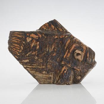 Taisto Kaasinen, skulptur, stengods, signerad T. Kaasinen Arabia.