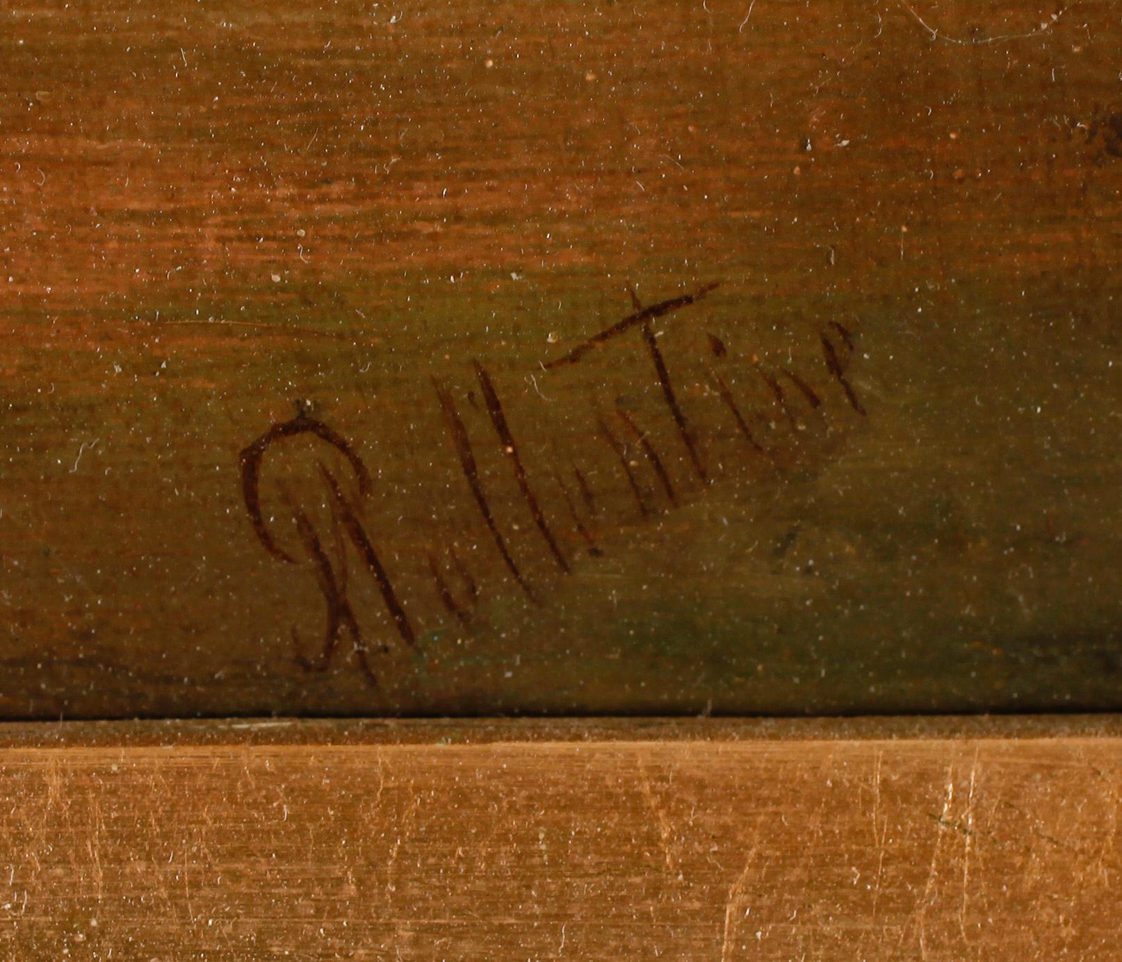 ALFRED POLLENTINE, olja på duk, signerad.