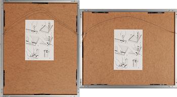 Beverloo Corneille, litografier, 2 st, signerade och daterade -61 och -63, numrerade 2/60 och 15/36.
