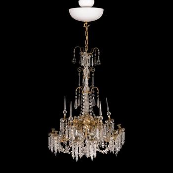 A late 19th-century chandelier.