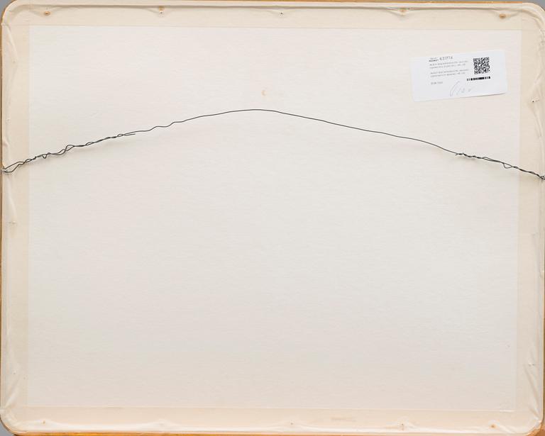 HUGO BACKMANSSON, akvarell, signerad och daterad -46.