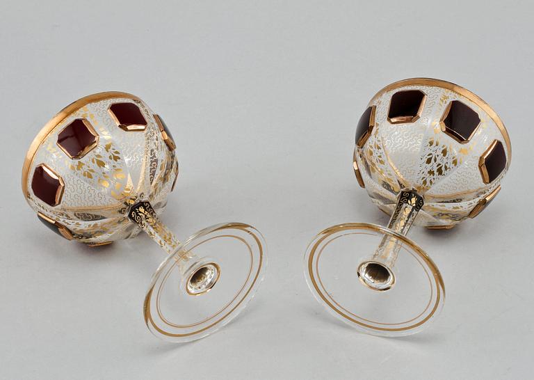 PARTI GLAS, 17 delar, Böhmen, 1900-talets första hälft.