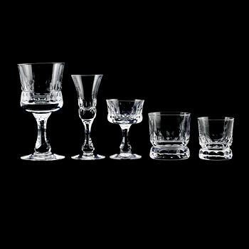 SERVISGLAS, 32 st, "Prince", Göran Wärff, Kosta.