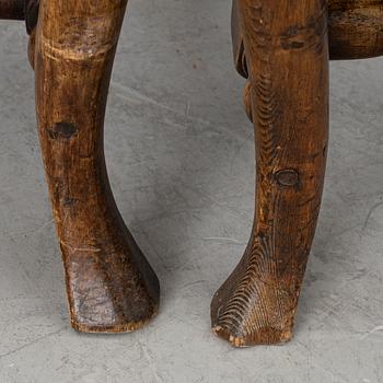 A pair of Swedish late Baroque chairs, Stockholm, mid 18th century,