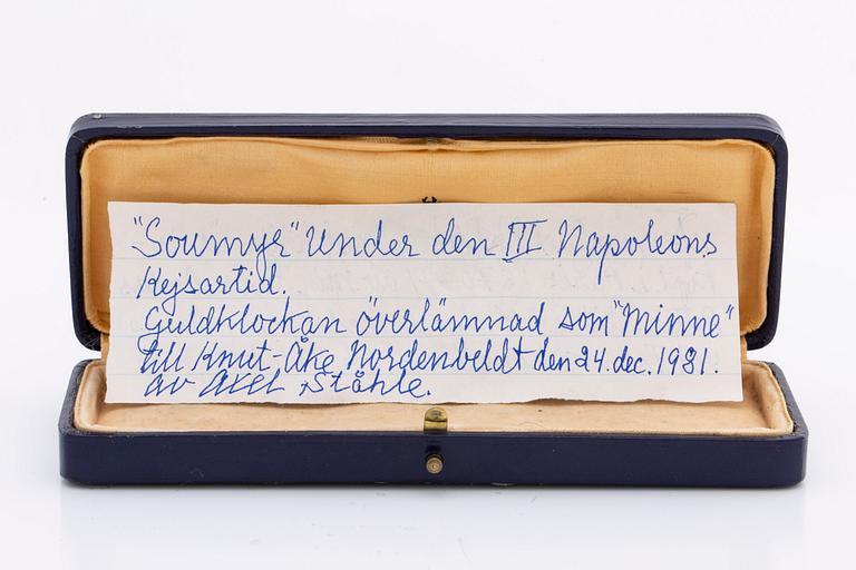 PATEK PHILIPPE & Cie, för A H Rodanet Paris, fickur, savonett, 47 mm, ca 1870.