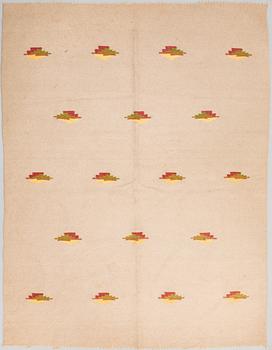 Hårgarnsmatta, 1930-tal. Ca 210x164 cm.