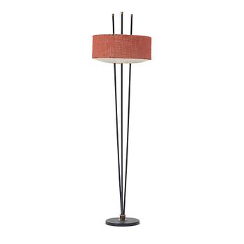 121. Bergboms, a Swedish Modern, floor lamp, 1950s.