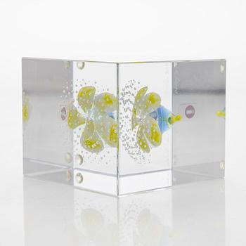 Oiva Toikka, vuosikuutio 2000, signeerattu Oiva Toikka Nuutajärvi 2000, 932/2000.