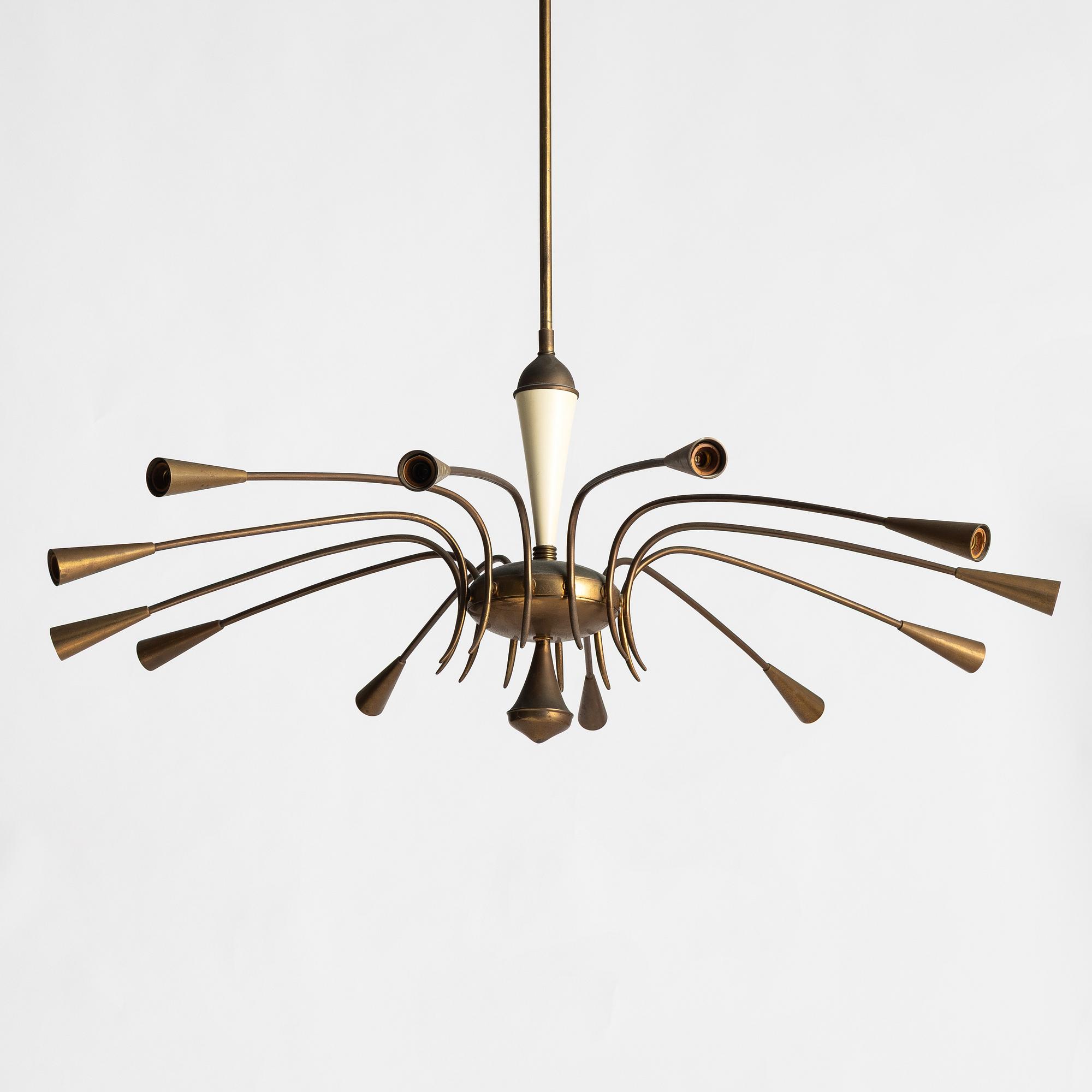 Taklampa, 1900-talets mitt.