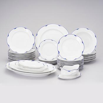 Dinnerware, 42 pieces, Arabia, Finland, 1932-1949.