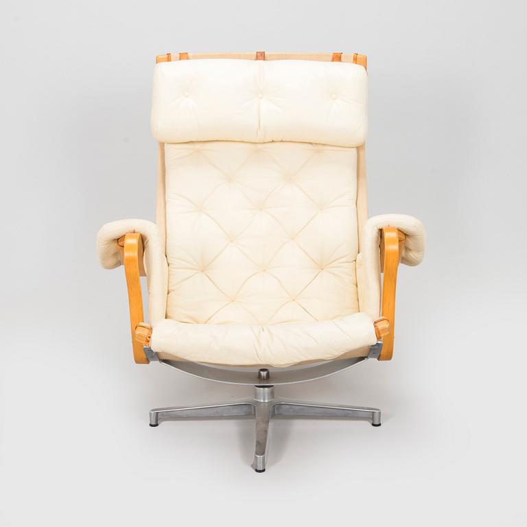 Bruno Mathsson, a 'Pernilla Roto' armchair, DUX, second half of the 20th century.