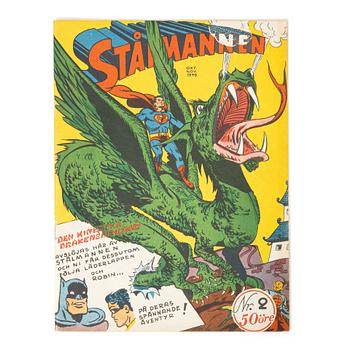 Comic book, “Stålmannen” No. 2, 1949.