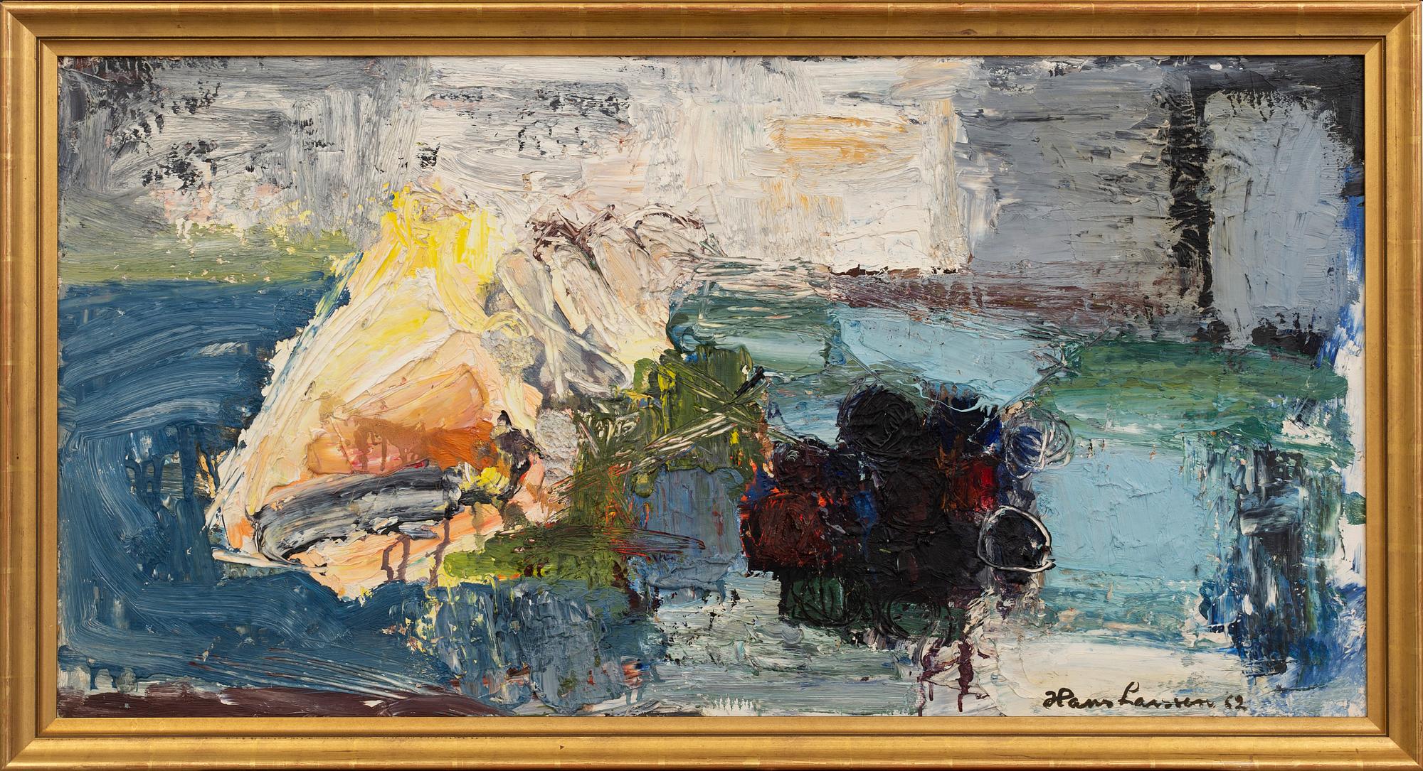 HANS LARSSON, oil on canvas signed and dated 62.