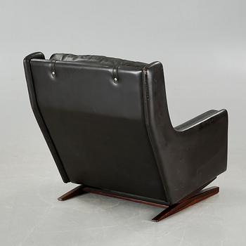 A 1960/70s "Lincoln" rocking chair, designed by Torbjørn Afdal for Karl Sørlie & Sønner.