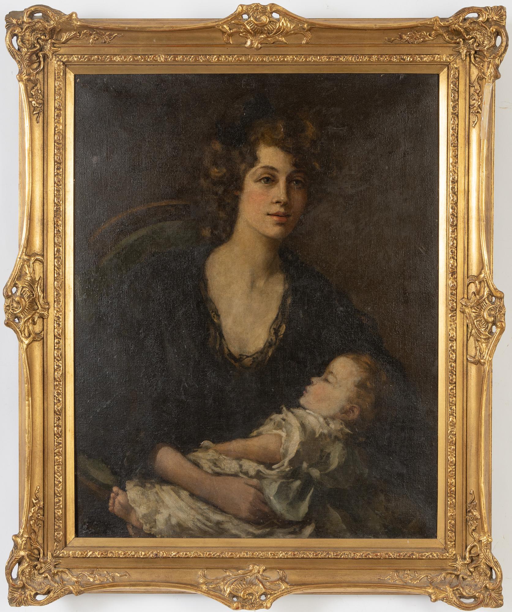 Okänd konstnär, 18/1900-tal, olja på duk.
