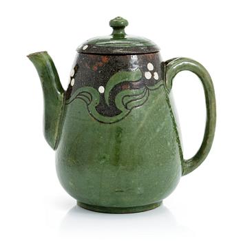 ALFRED WILLIAM FINCH, kaffekanna, Iris, Finland omkring 1900.