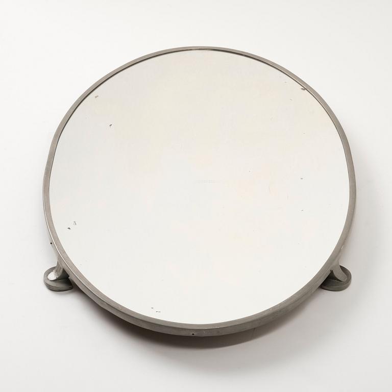 Firma Svenskt Tenn, a pewter and mirror glass surtout de table model "934 a", Stockholm 1931.