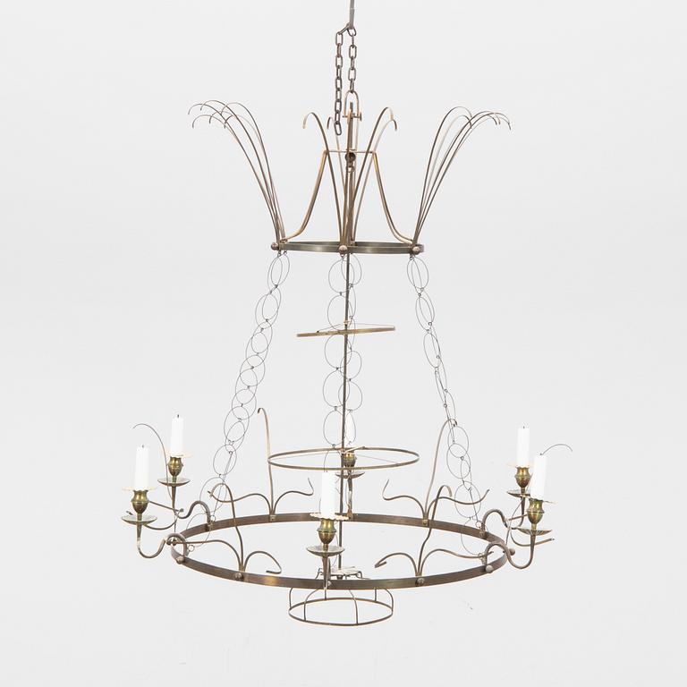 A 20th century chandelier.