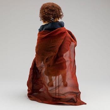 TOVE FRIIS-HJORTH, olja på duk, monogramsignerad samt tillhörande TEXTILSKULPTUR.