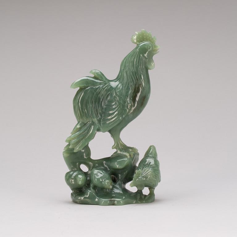 SKULPTUR, Jade, Kina 1900-tal.