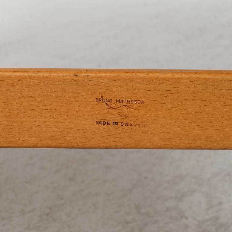 Bruno Mathsson, a pair of 'Eva' easy chairs, Firma Karl Mathsson, 1966-1971.