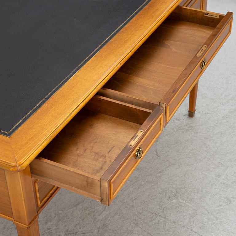 Desk, Gustavian style, second half of the 20th century.