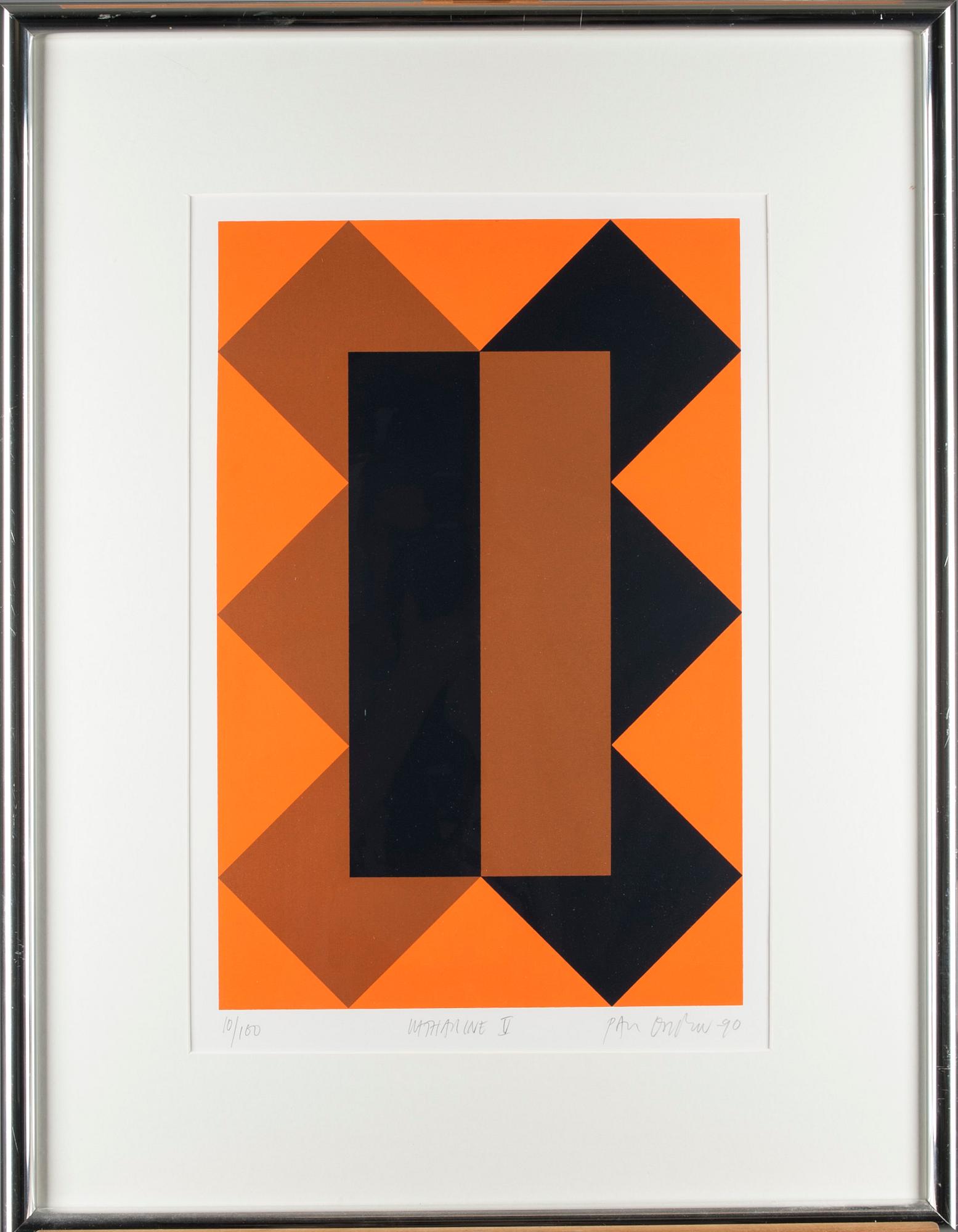 PAUL OSIPOW, serigrafi, signerad, daterad -90 och numrerad 10/100.