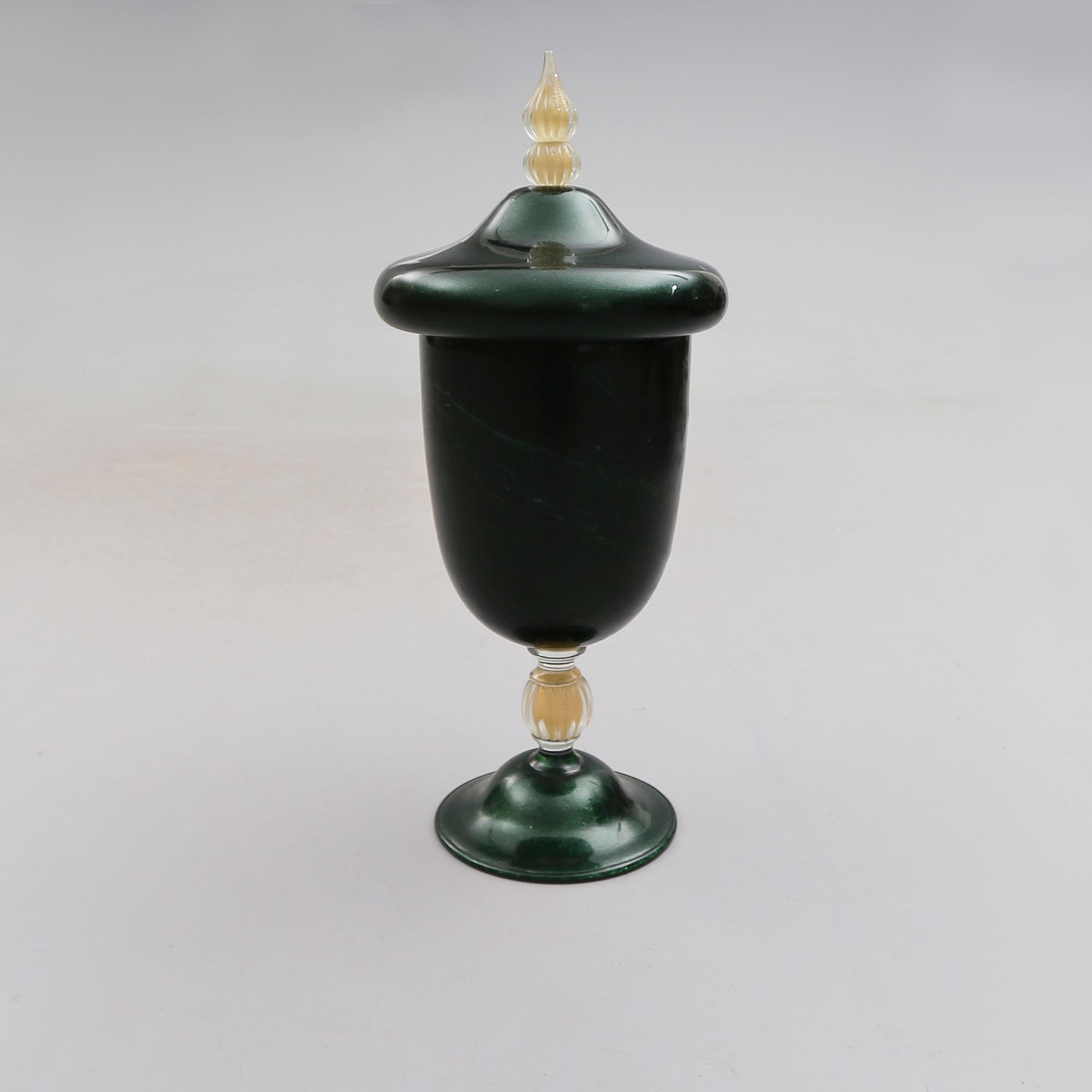 LOCKPOKAL, glas, Murano, 1900-tal.