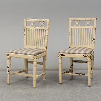 An early 19th century sofa and a pair of chairs.