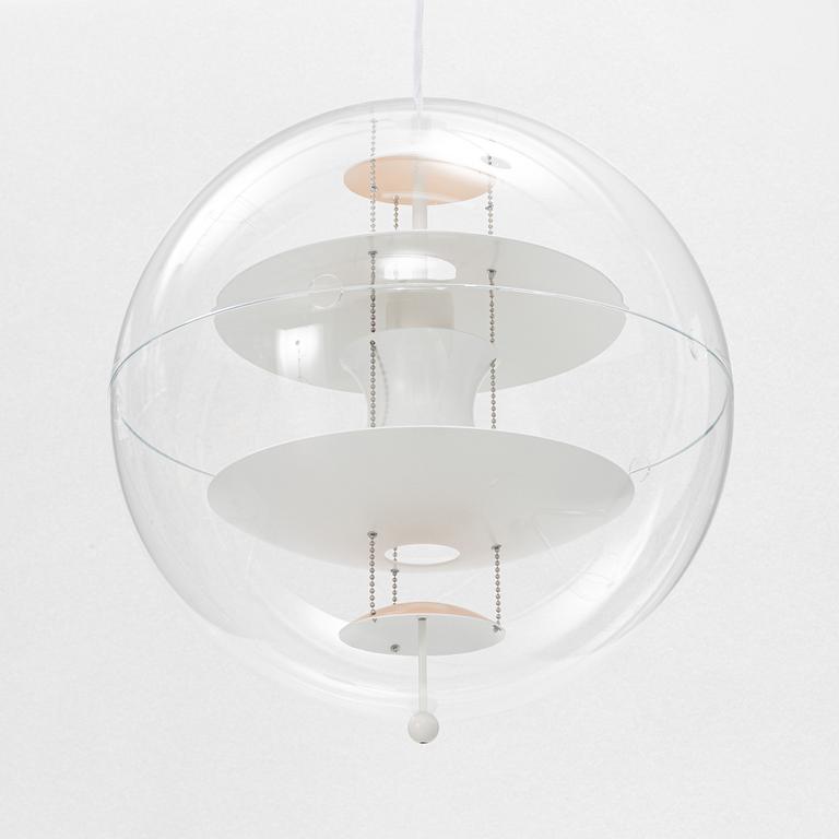 Verner Panton, a 'VP Globe War Peach' ceiling light, Verpan, Denmark, 2021.