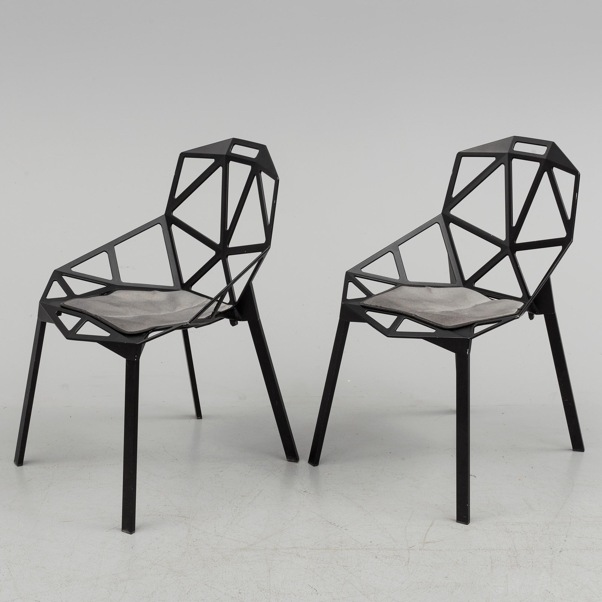 STOLAR, 8 st, "Chair one", Konstantin Grcic, Magis, Italien, 2000-tal.