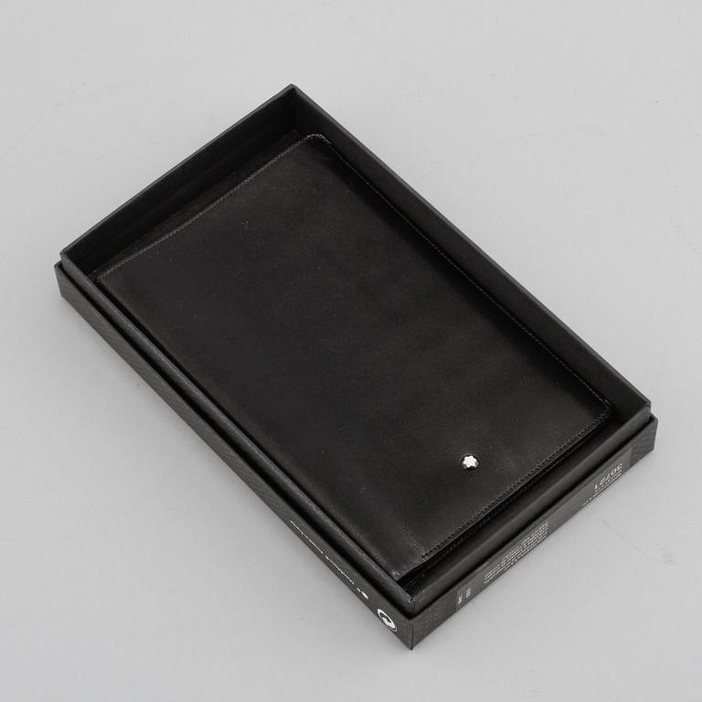 A wallet by Mont Blanc.