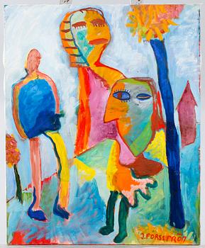 JONNY FORSSTRÖM, olja på duk, signerad J Forsström.