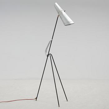 GOLVLAMPA, metall, 1960-tal.