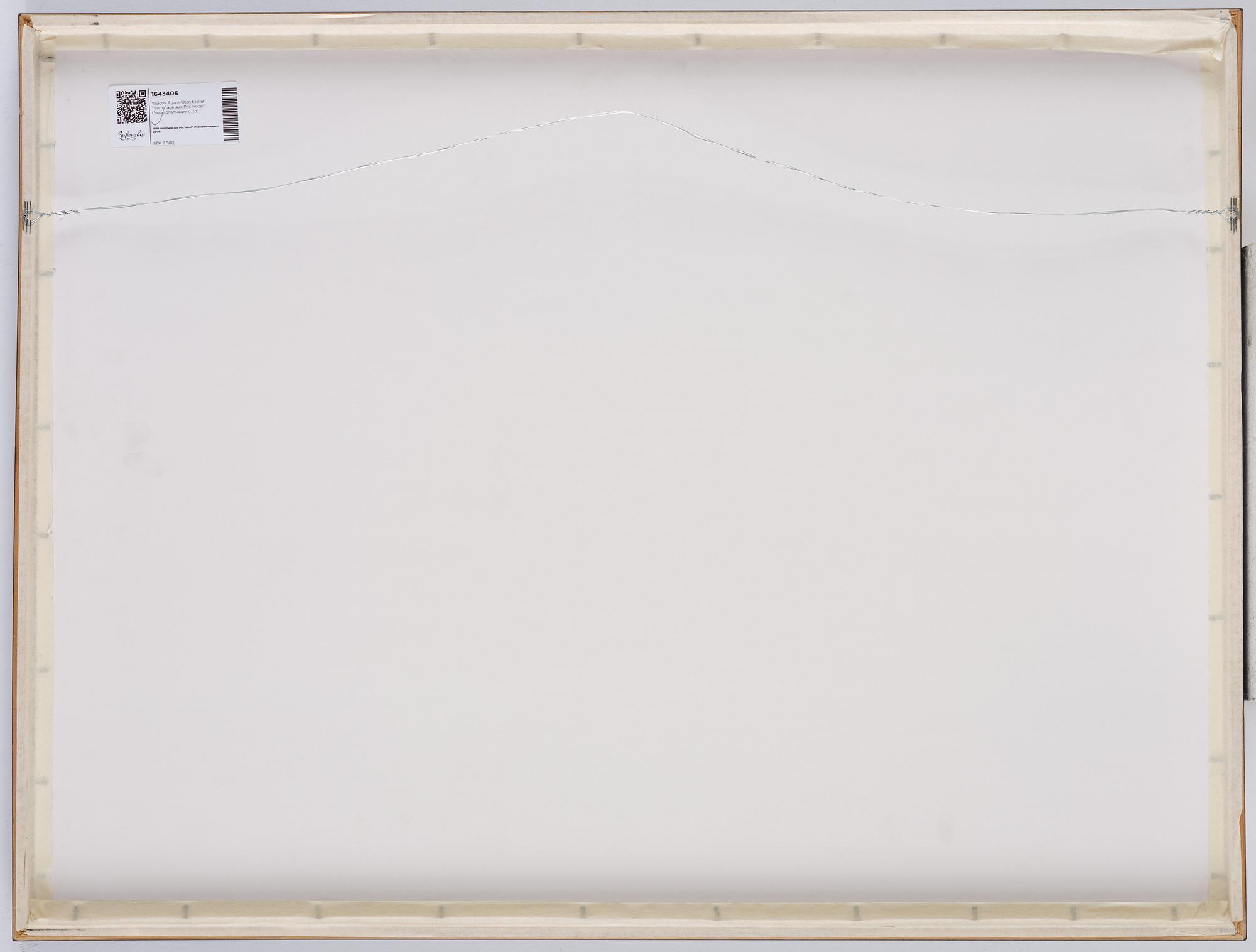 Yaacov Agam, Utan titel from: "Hommage aux Prix Nobel" (Nobelprismappen).