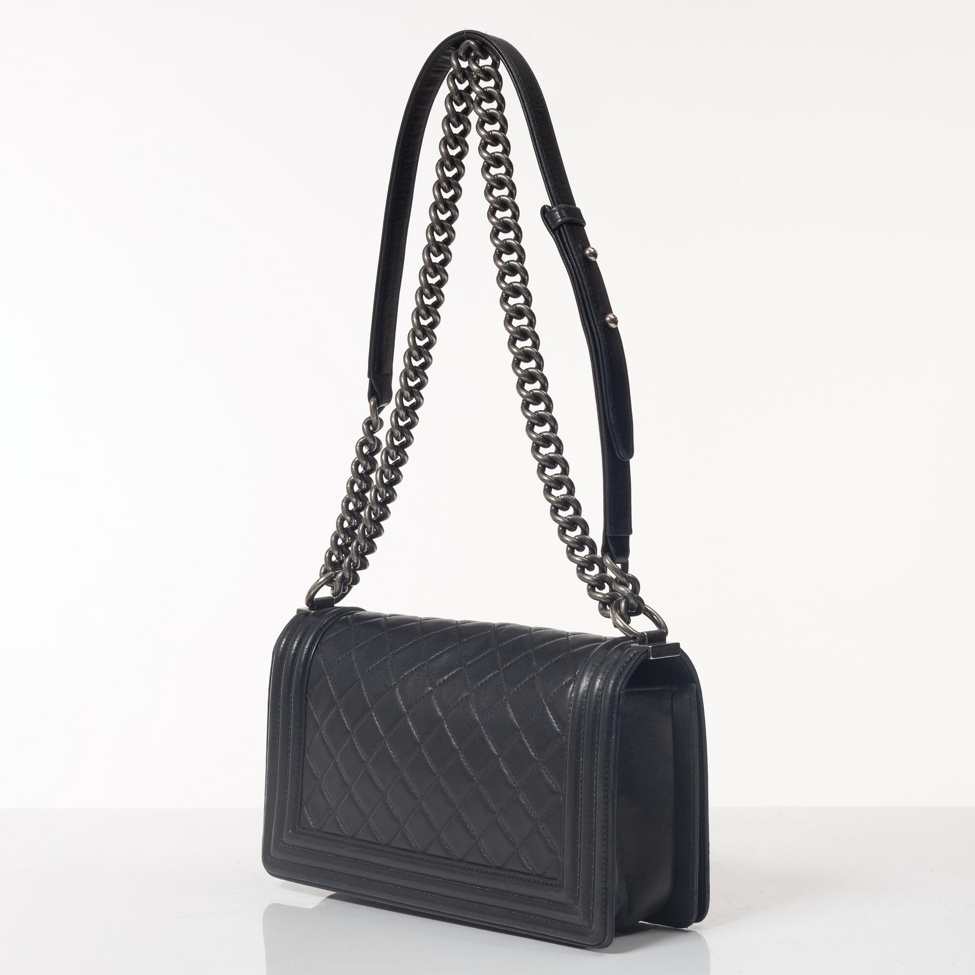 Chanel, a 'Boy Old Medium' bag, 2015.