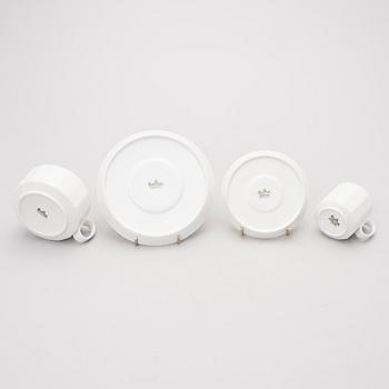 A 53 piece "Winterreise" & "Polygon"  dinner/coffee set by Rut Bryk and Tapio Wirkkala for Rosenthal. Late 20th century.