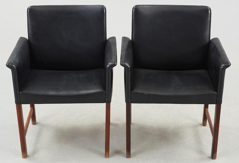 KARMSTOLAR, ett par, Hans Olsen, CS Möbler, 1960-tal.