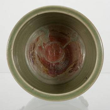 RÖKELSEKAR, Kina, lergods, Celadon, Ming dynastin (1368-1644).